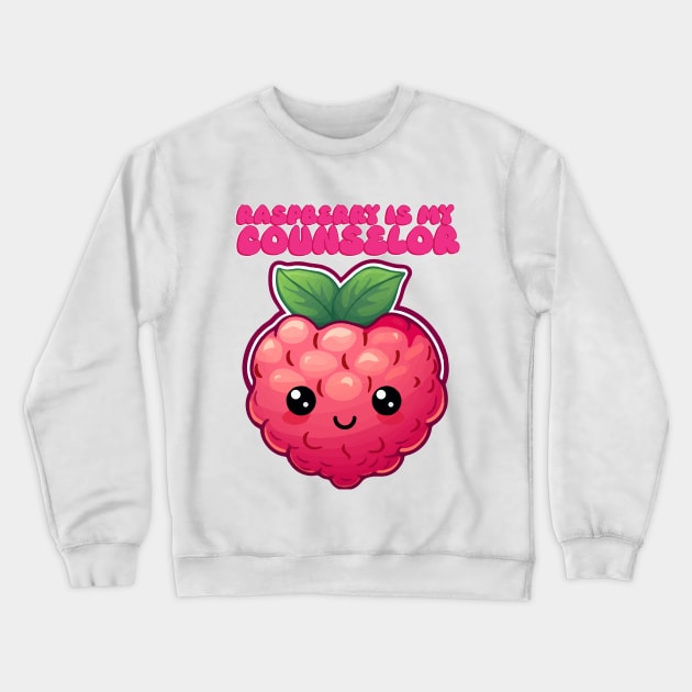 Raspberry Overload Crewneck Sweatshirt by Pawsitivity Park